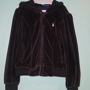 Ralph Lauren 6 girl velour hoodie